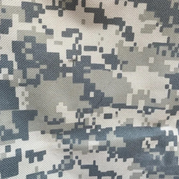 Digital Camouflage Drawstring Backpack Bag with Military Helicopter 🚁 - Picture 6 of 7